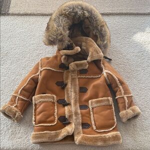 Jordan Craig Tan and Brown Kids Jacket